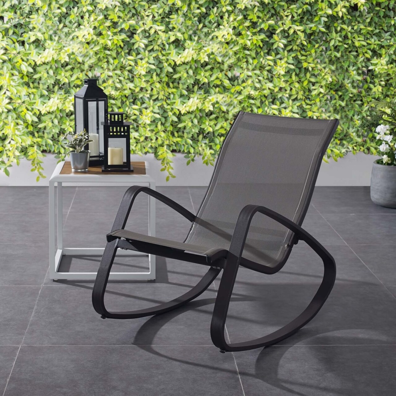 Modway Traveler Rocking Outdoor Patio Mesh Sling Lounge Chair-EEI-3027